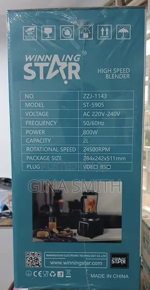 Winning Star Commercial Blender