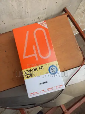 New Tecno Spark 40 Pro 256 GB Black