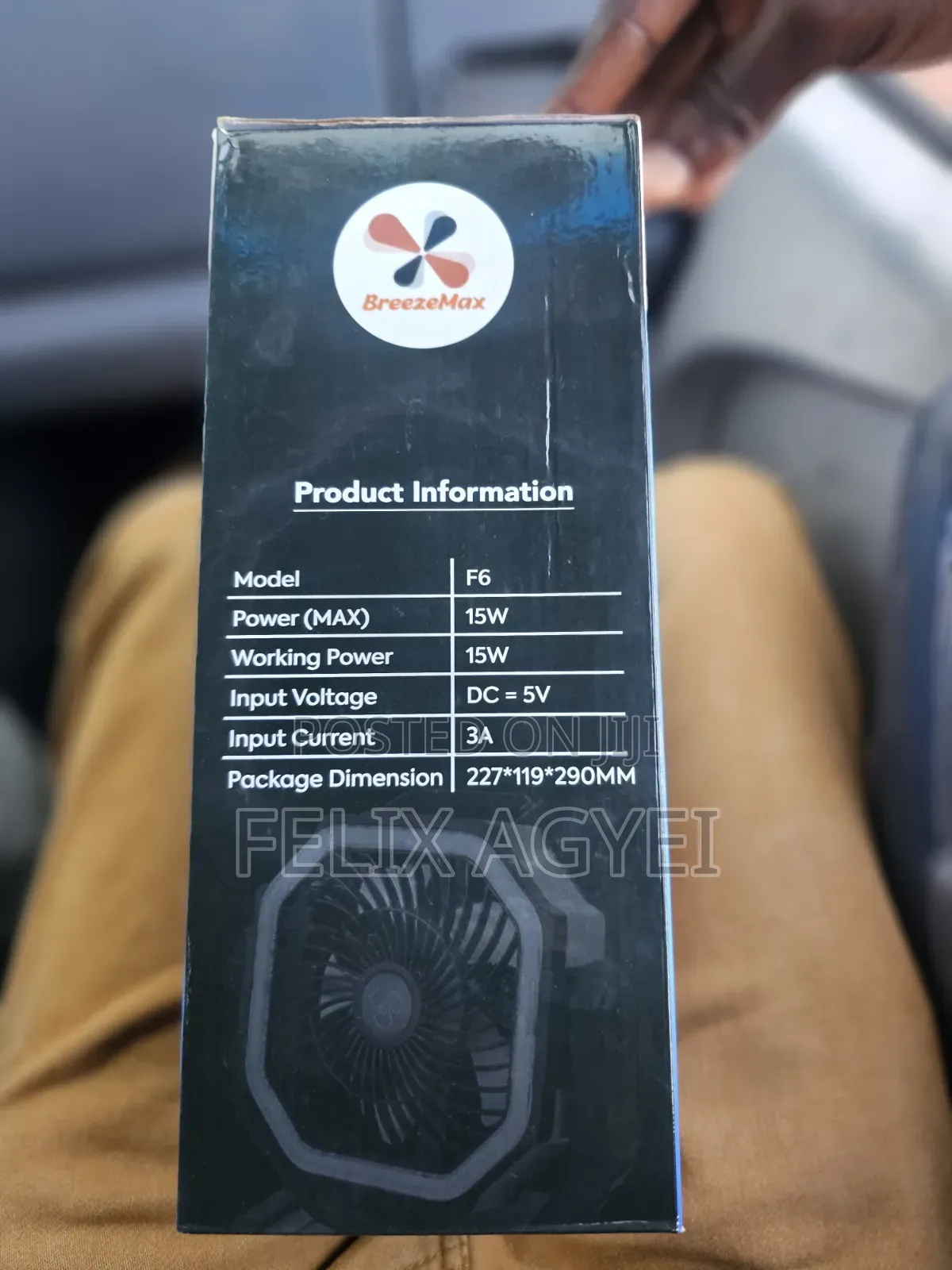Outdoor Rechargeable Camping Fan