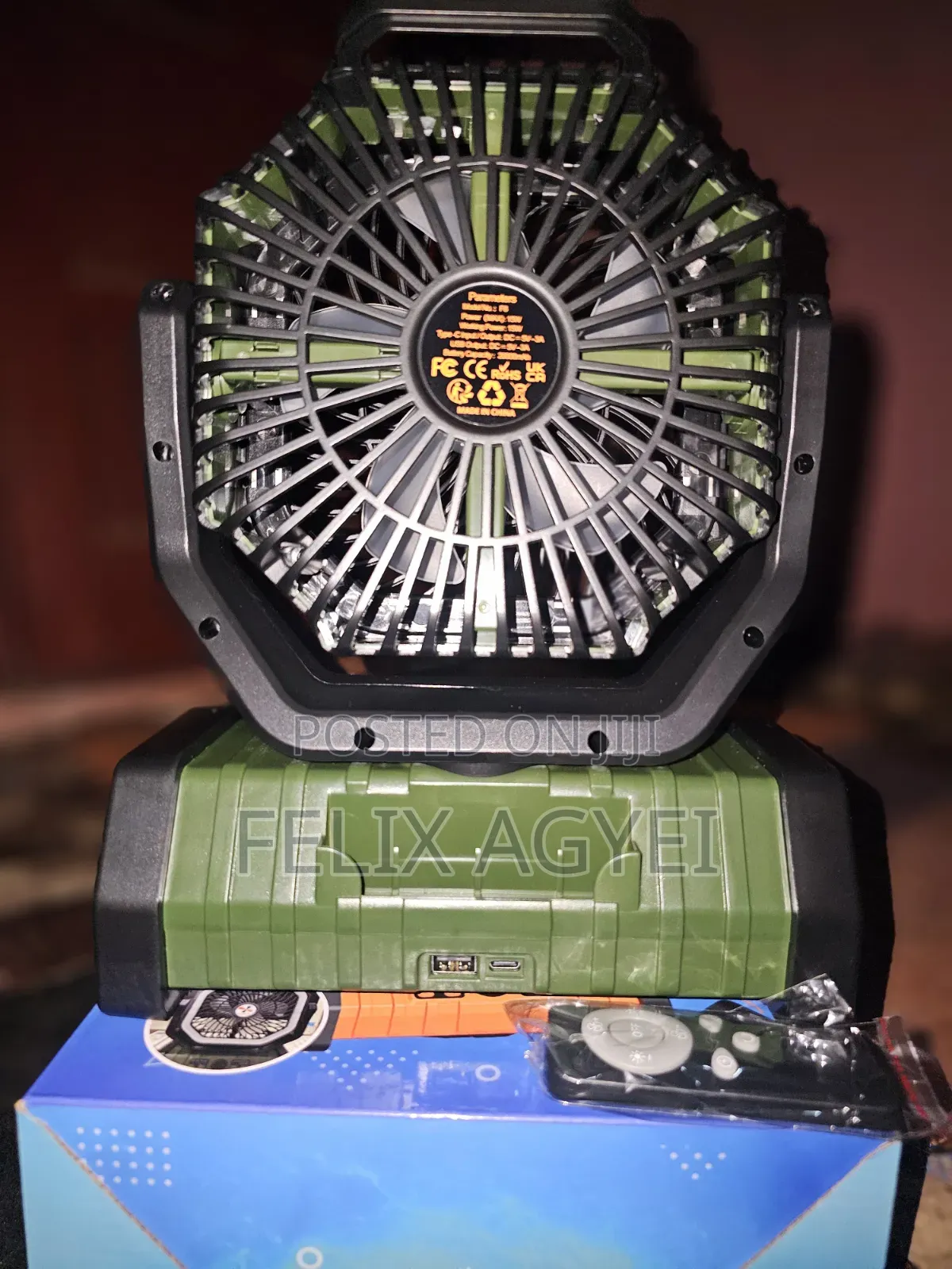 Outdoor Rechargeable Camping Fan