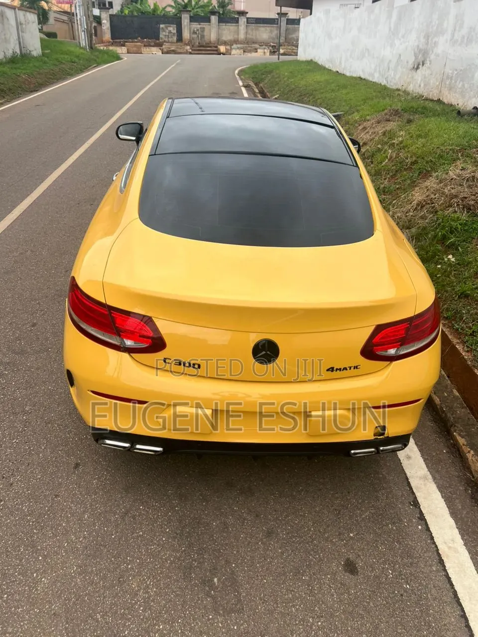 Mercedes-Benz C300 2016 Yellow
