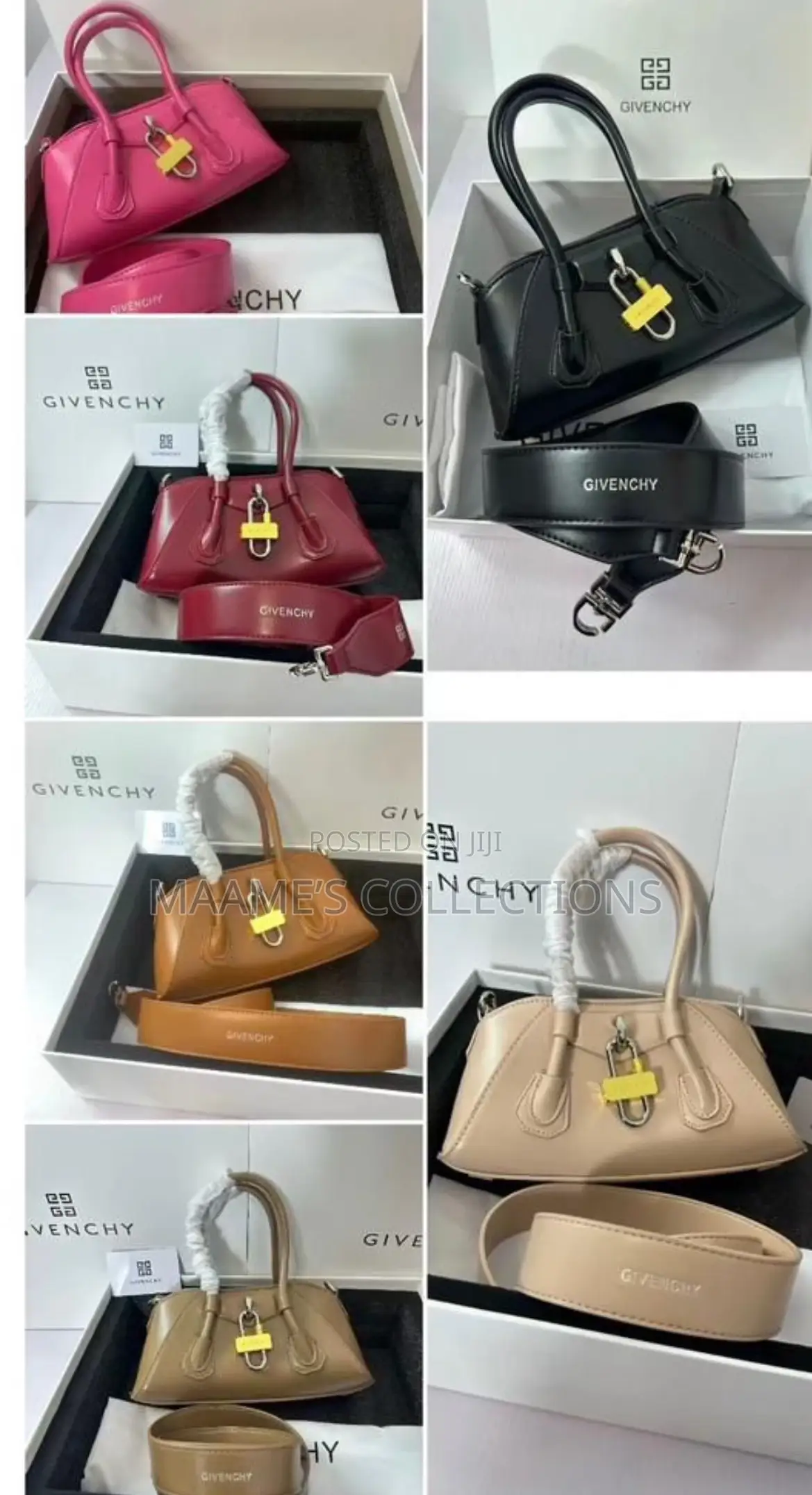 Givenchy Antigona Mini Lock Handbags ( In Box)