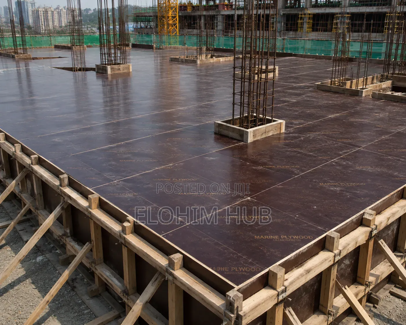 Marine Plywood Decking Formwork for Rent in Accra Ghana