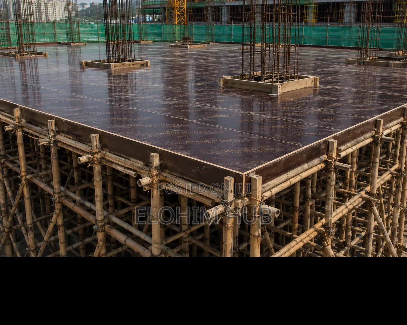 Marine Plywood Decking Formwork for Rent in Accra Ghana