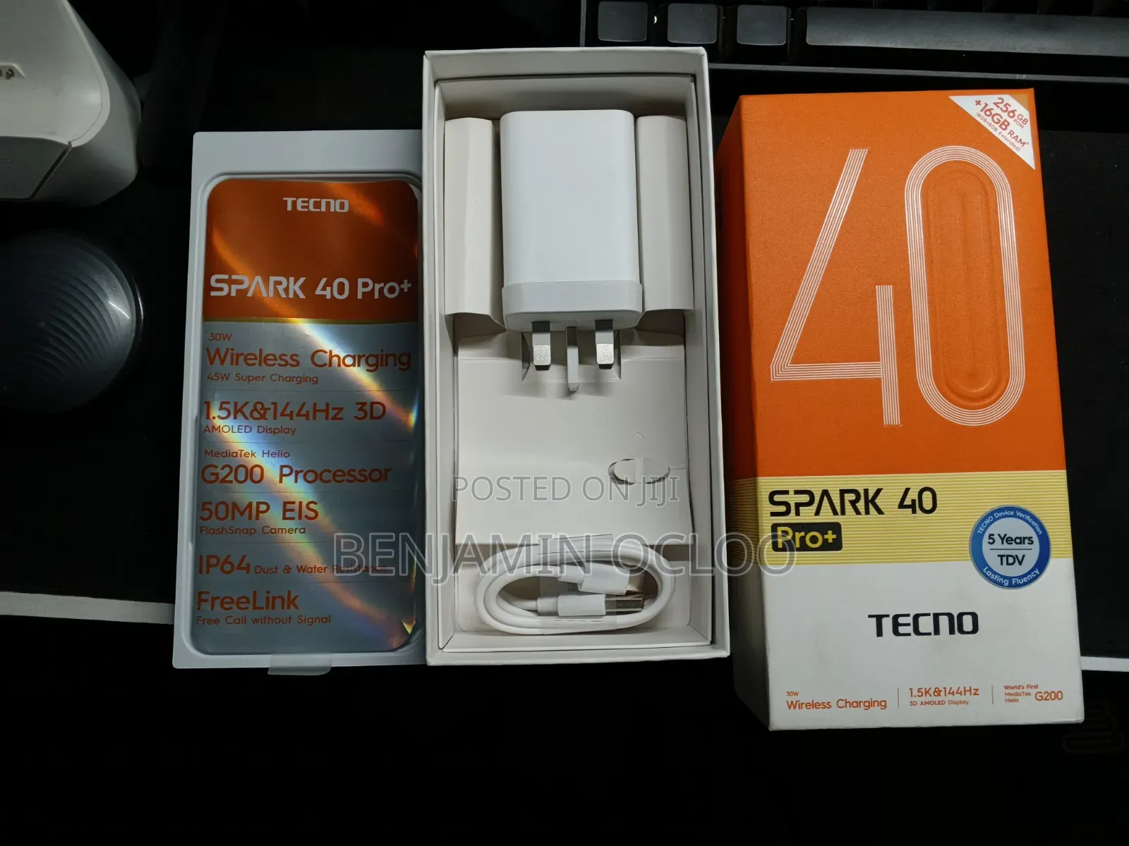 Tecno Spark 40 Pro+ 256 GB Black