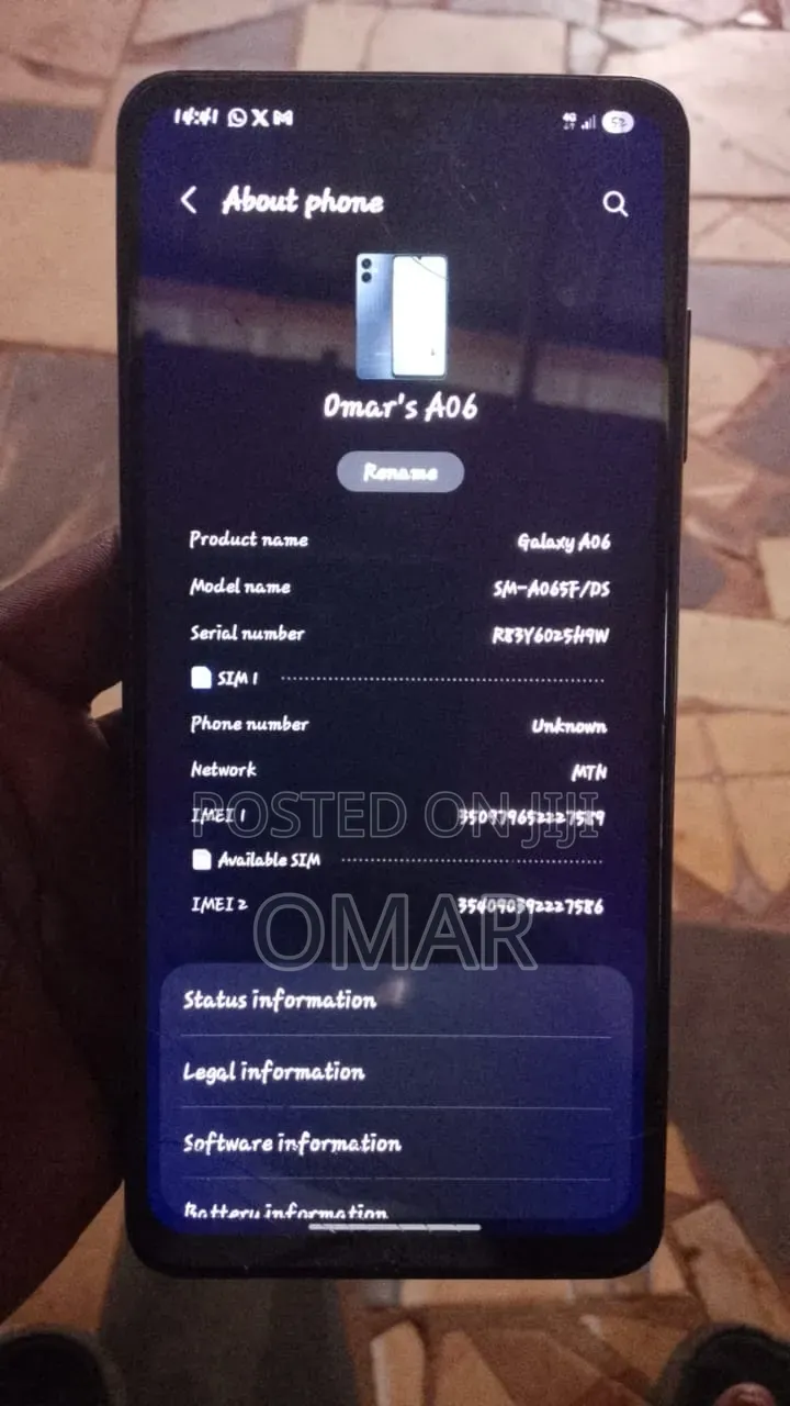 Samsung Galaxy A06 64 GB Black