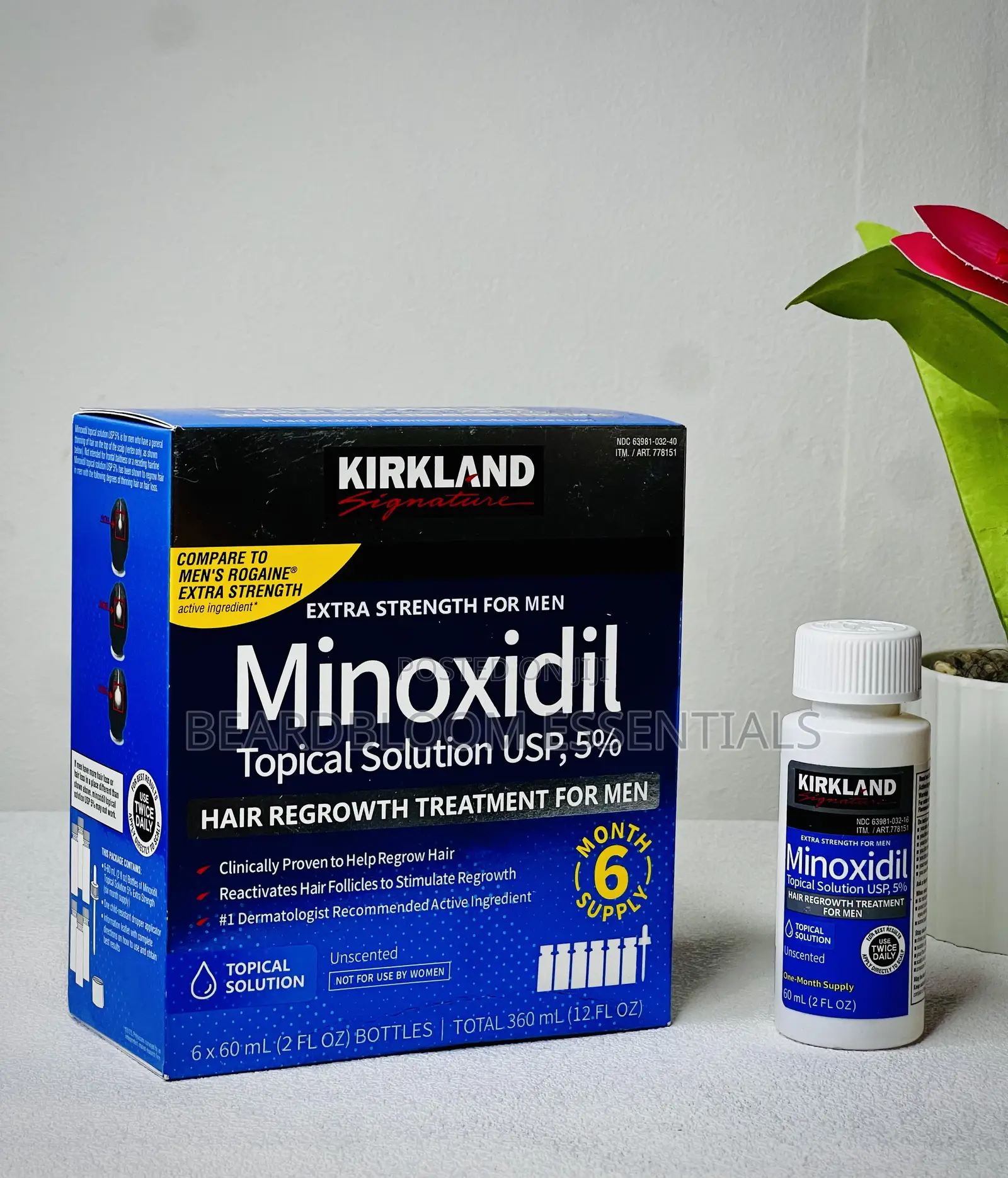 Kirkland Minoxidil 5% (Undiluted)