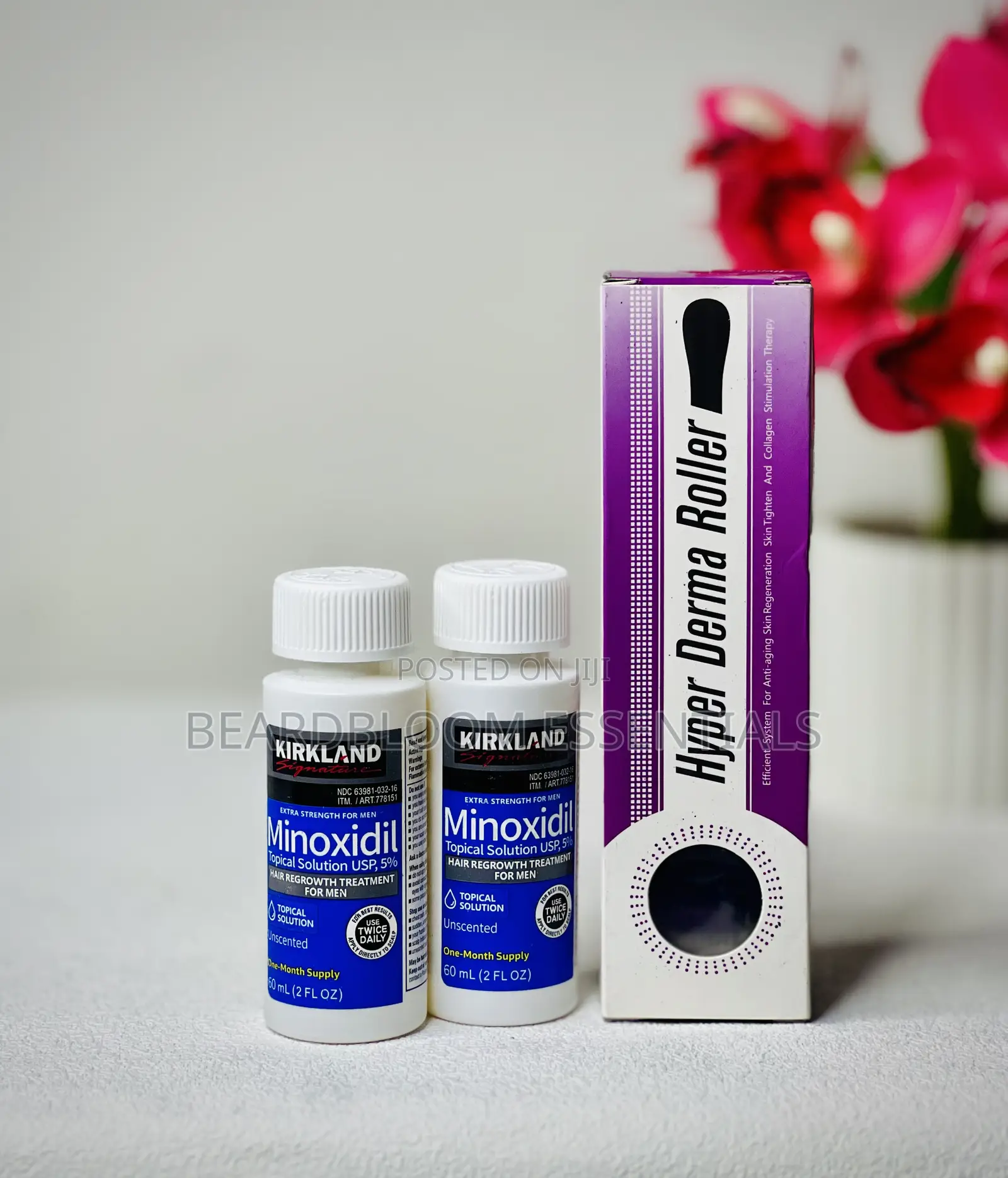 Derma Roller and Kirkland Combination
