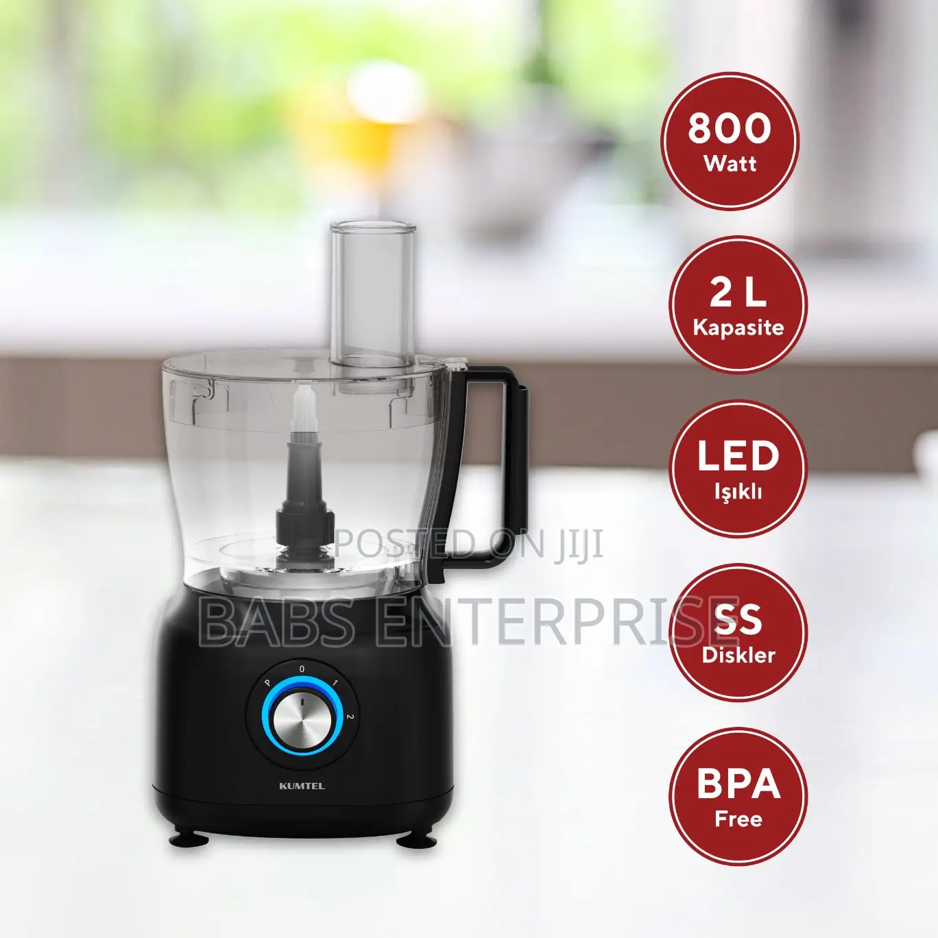 Kumtel 12-in-1 Pro Food Processor HFP-03
