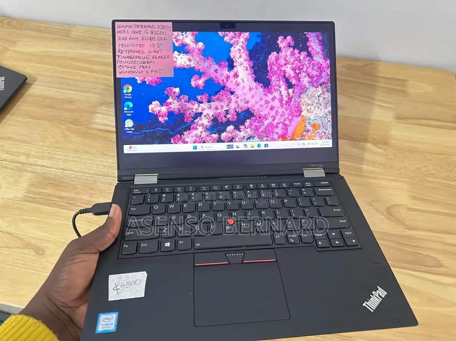 Laptop Lenovo ThinkPad X380 Yoga 16GB Intel SSD 512GB