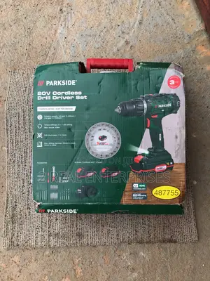 Parkside Pabs 20v Cordless Drill Driver Set With Battery and Charger.