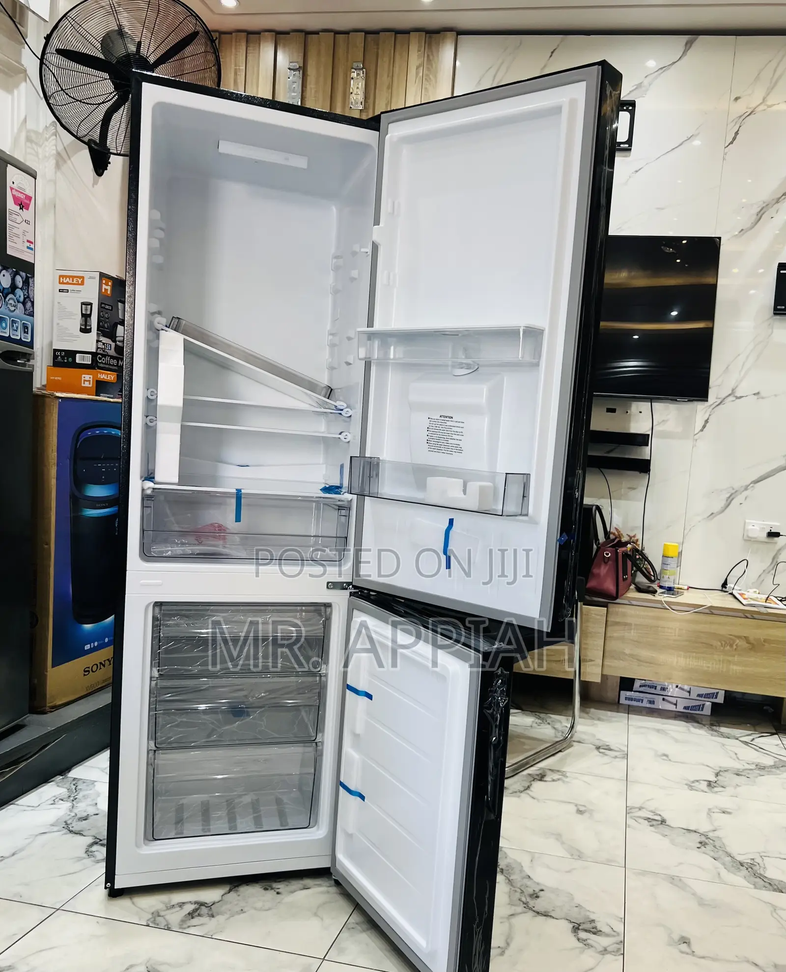 Shop Durable Pearl Pf-370-13m Double Door Refrigerator.