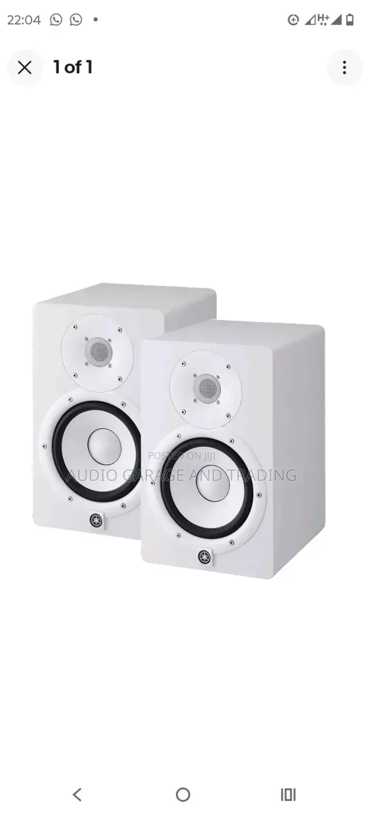 Yamaha Hs7 White Uk Used