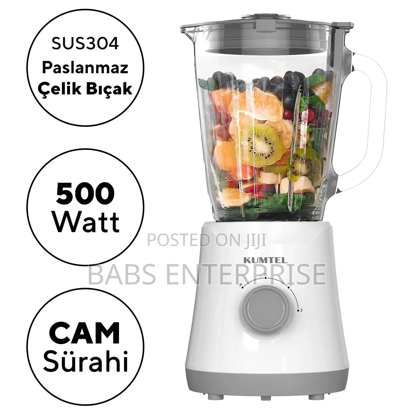 Kumtel HTB-06 Stand Blender 500w 1.5l