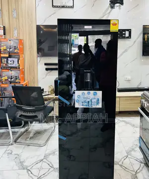 Sleek Legacy 311l Down Freezer Mirror Water Dispenser, Black