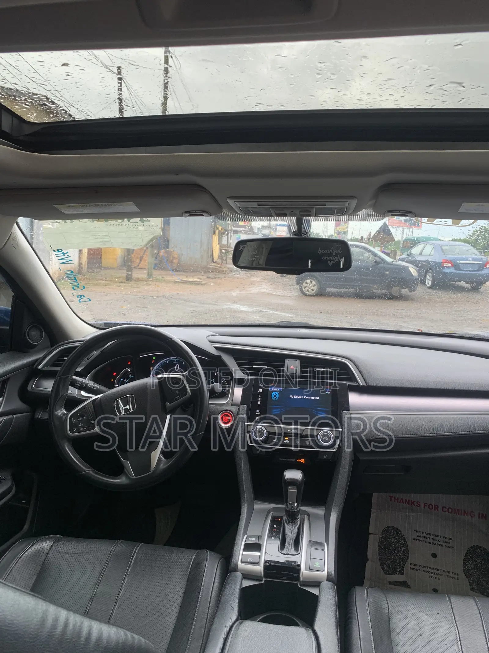Honda Civic EX-L Sedan 2018 Blue