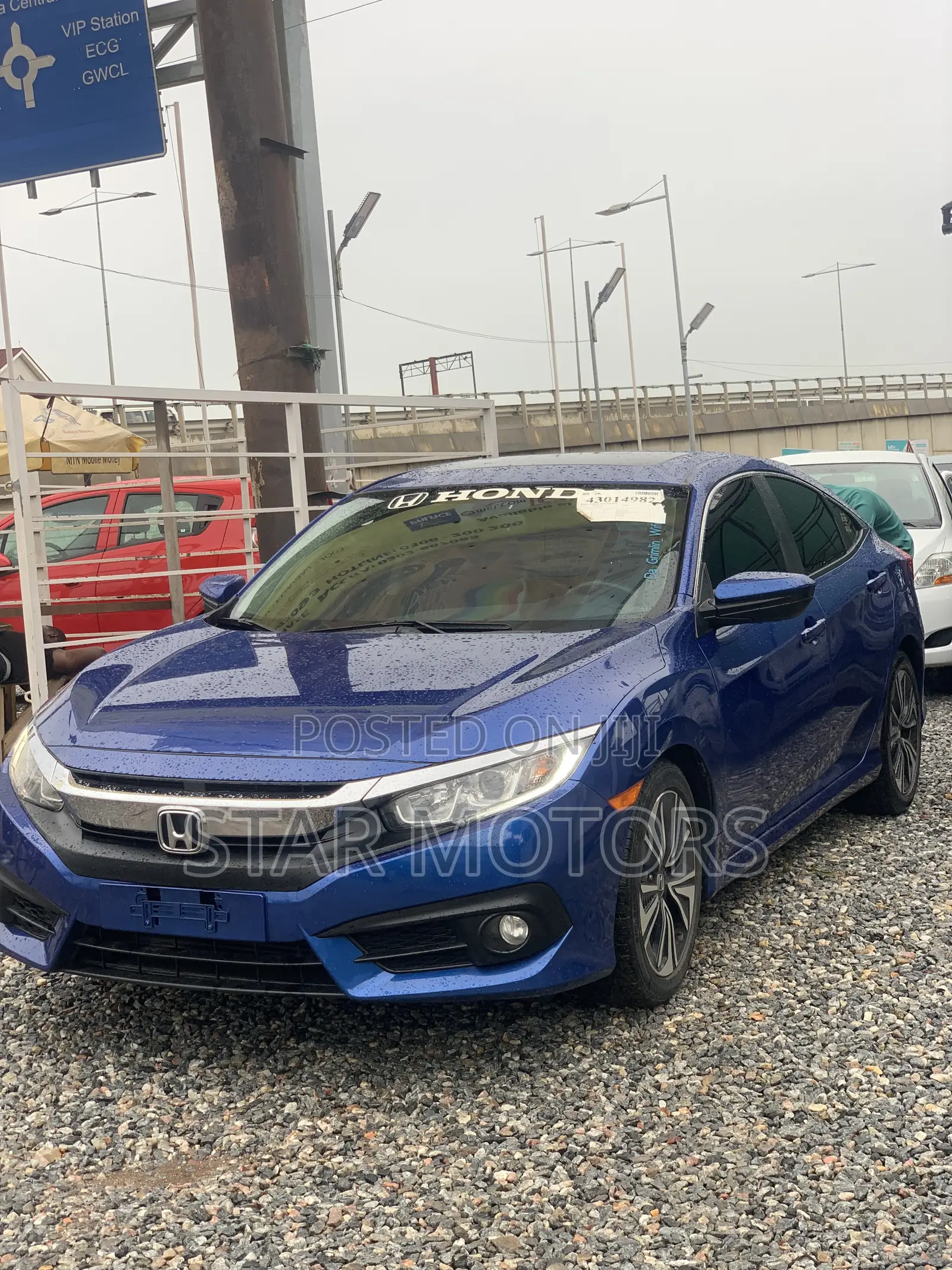 Honda Civic EX-L Sedan 2018 Blue
