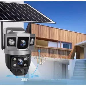 V380 Pro Wifi Camera 4mp Outdoor/Indoor Solar PTZ Camera , 4g Cam