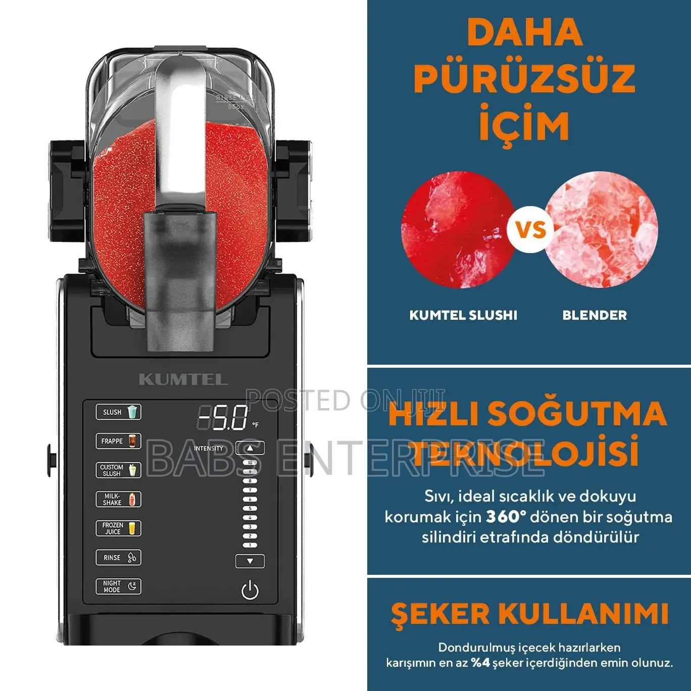 Kumtel Hslush-01 Slushi Professional Frozen Beverage Maker