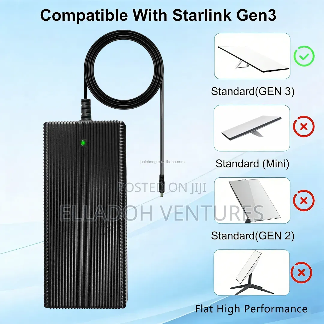 Solid Starlink Gen 3 Power Adapter