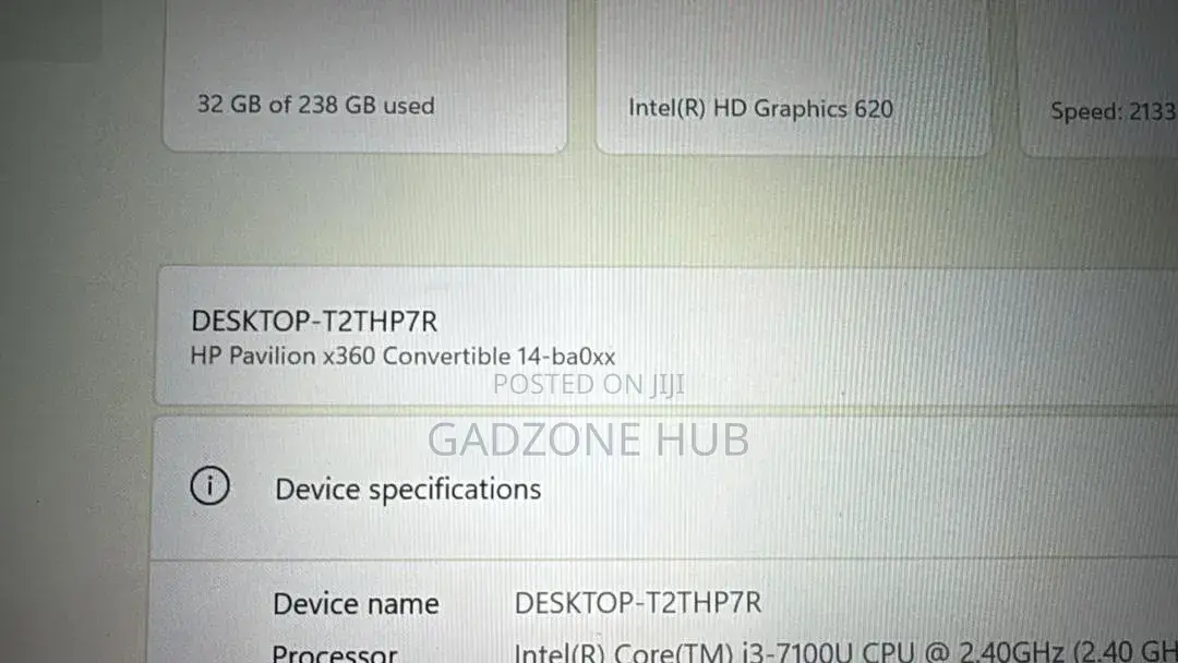 Laptop HP Pavilion x360 8GB Intel Core i3 SSD 250GB