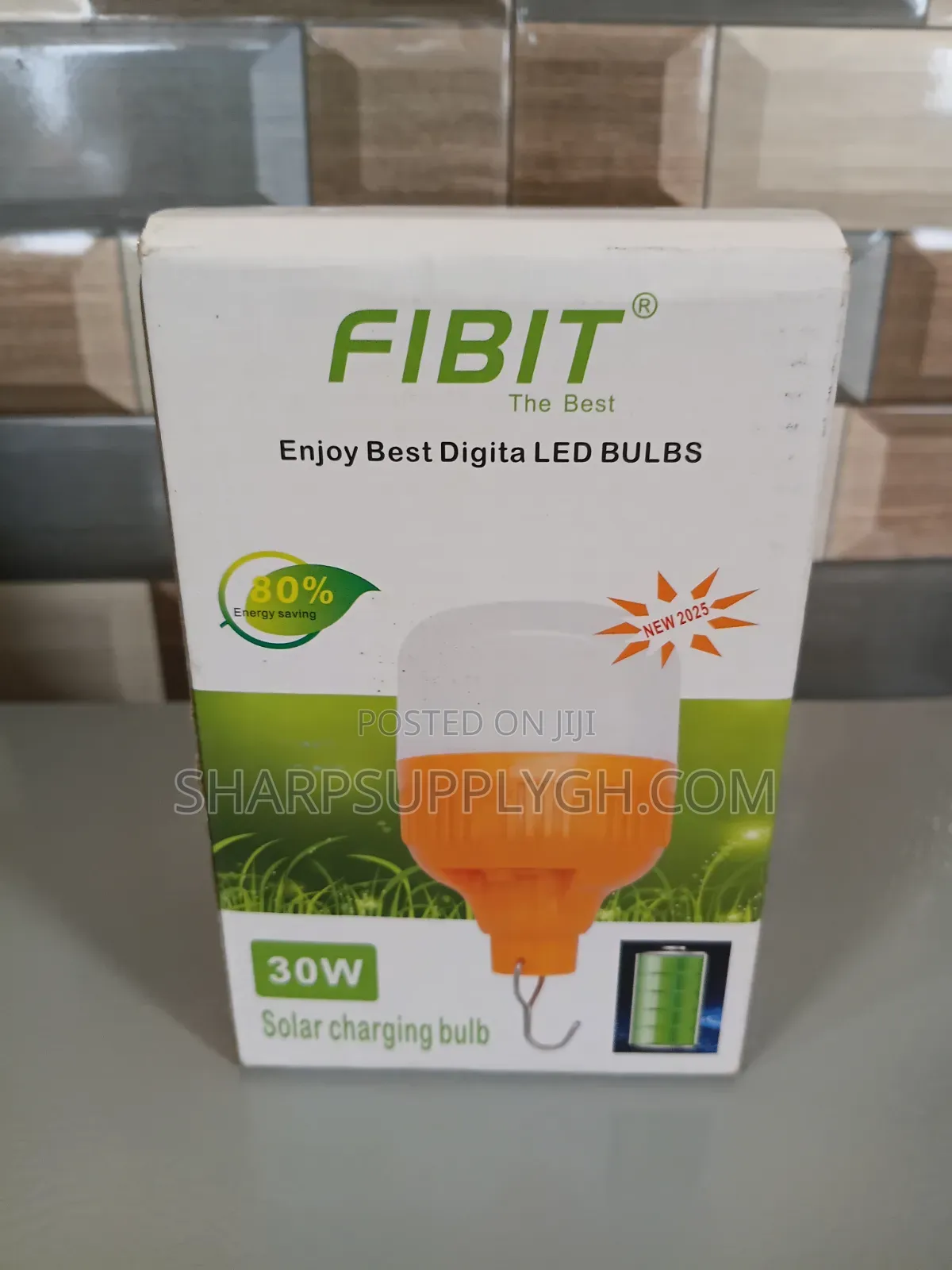 30w Fibit Solar Charging Bulb