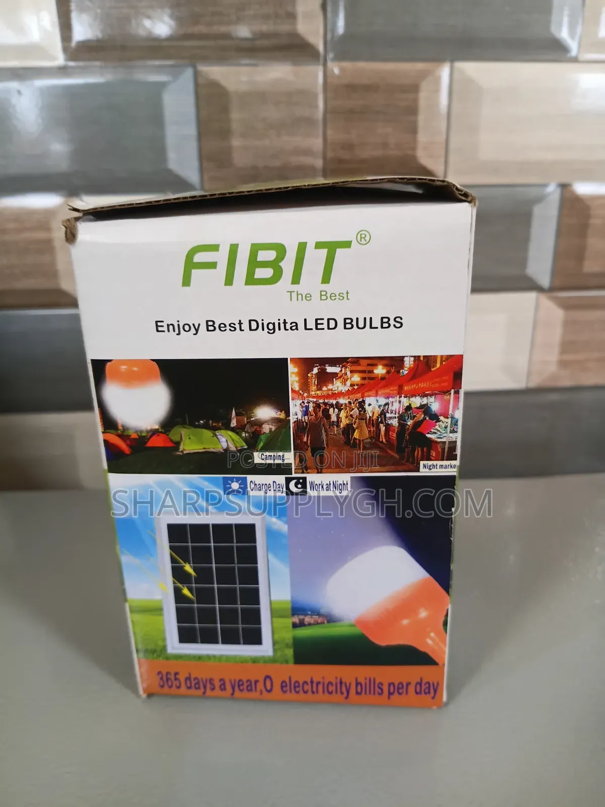 30w Fibit Solar Charging Bulb