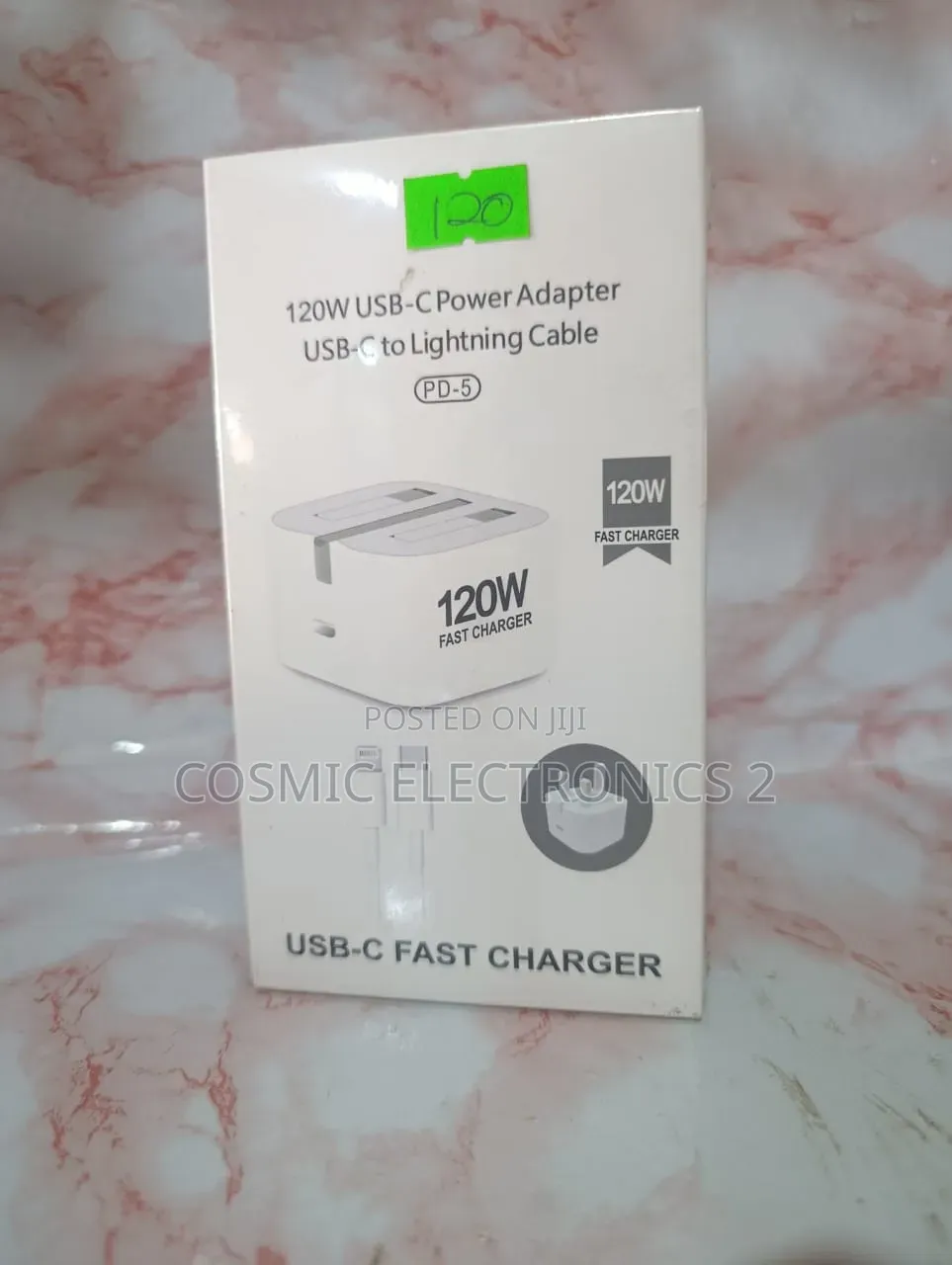 120 Usb -C Power Adapter Usb -C Lightning Cable