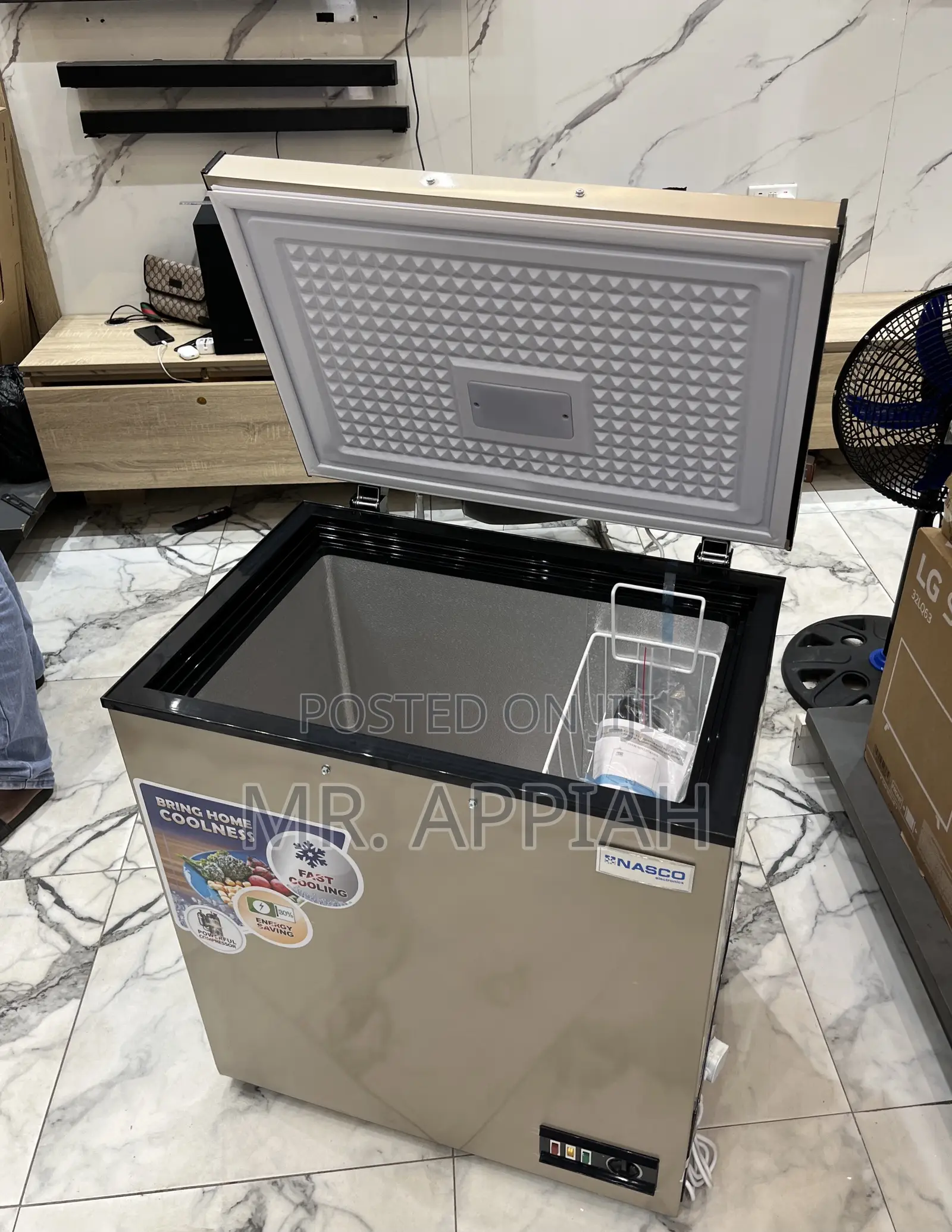 Adorable Nasco 150liters Electric Freezer(Nas200fl)Gold 