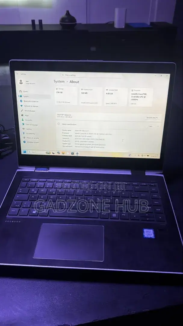 Laptop HP ProBook X360 440 G1 8GB Intel Core i5 SSD 256GB