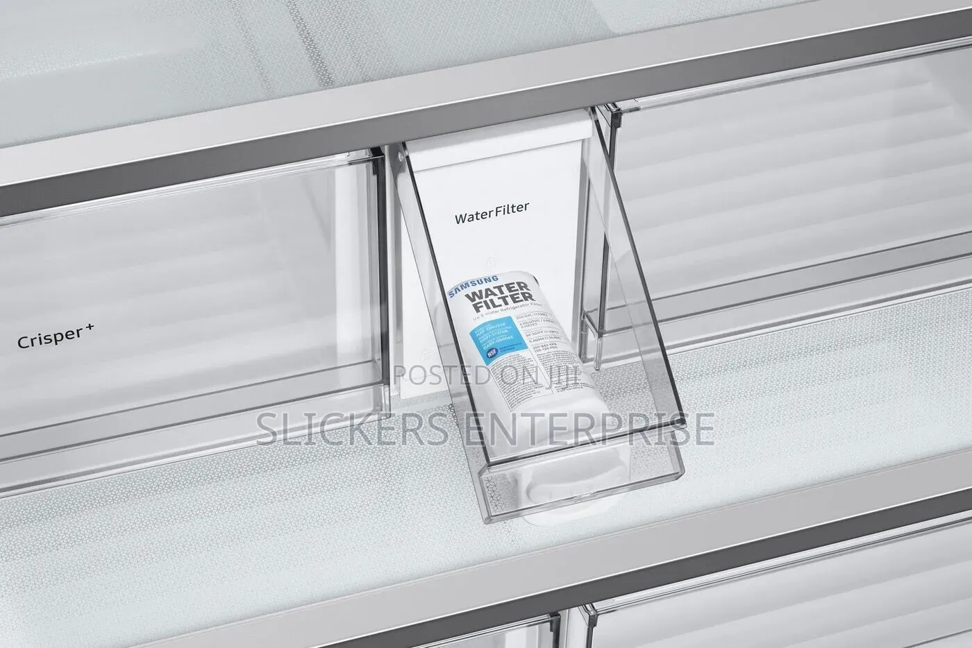Samsung 29 Cu. Ft. 3 Door Refrigerator With Autofill Water Pitcher.