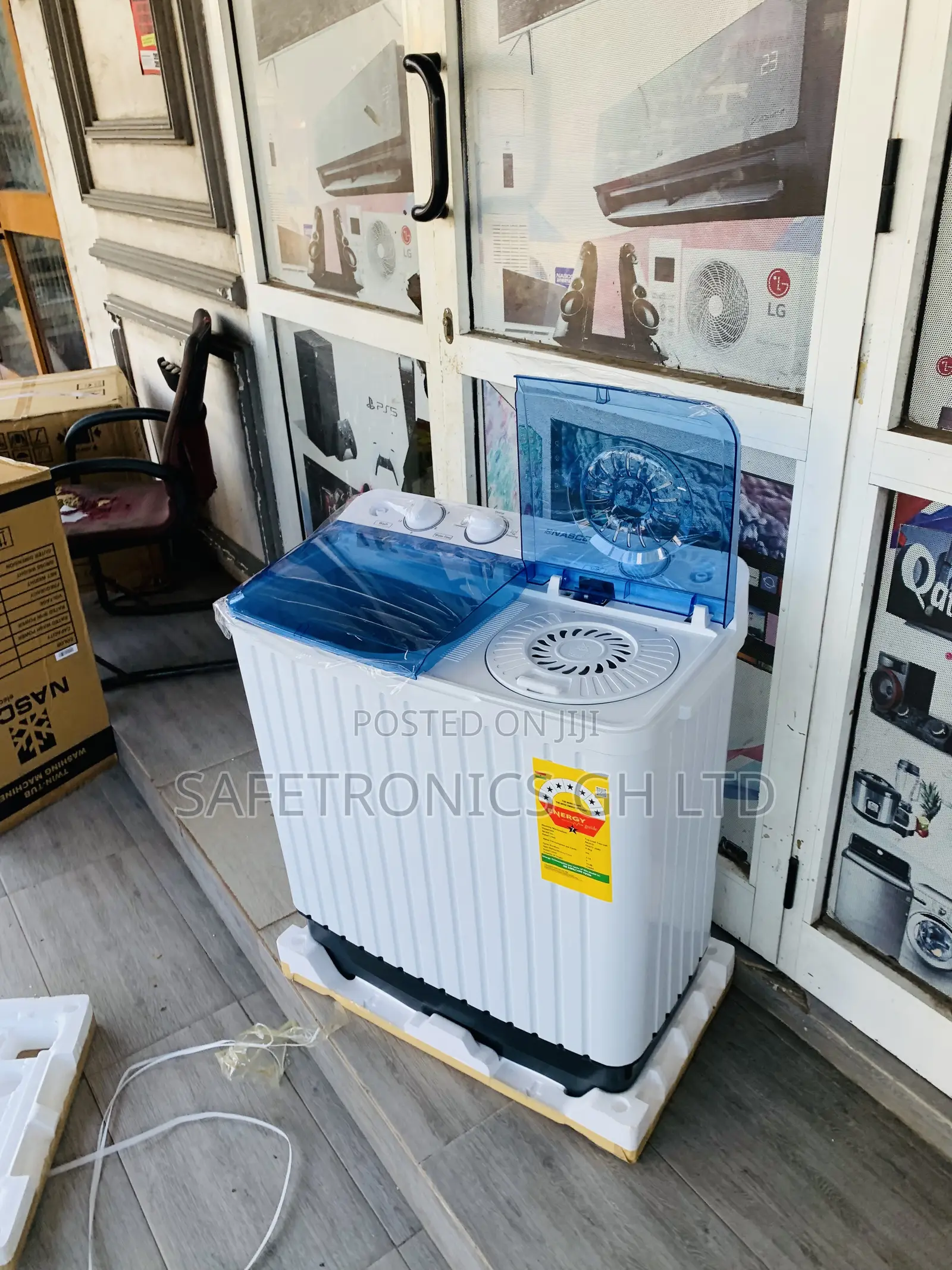Auto Wash Nasco Washing Machine Semi Automatic 8 Kg White