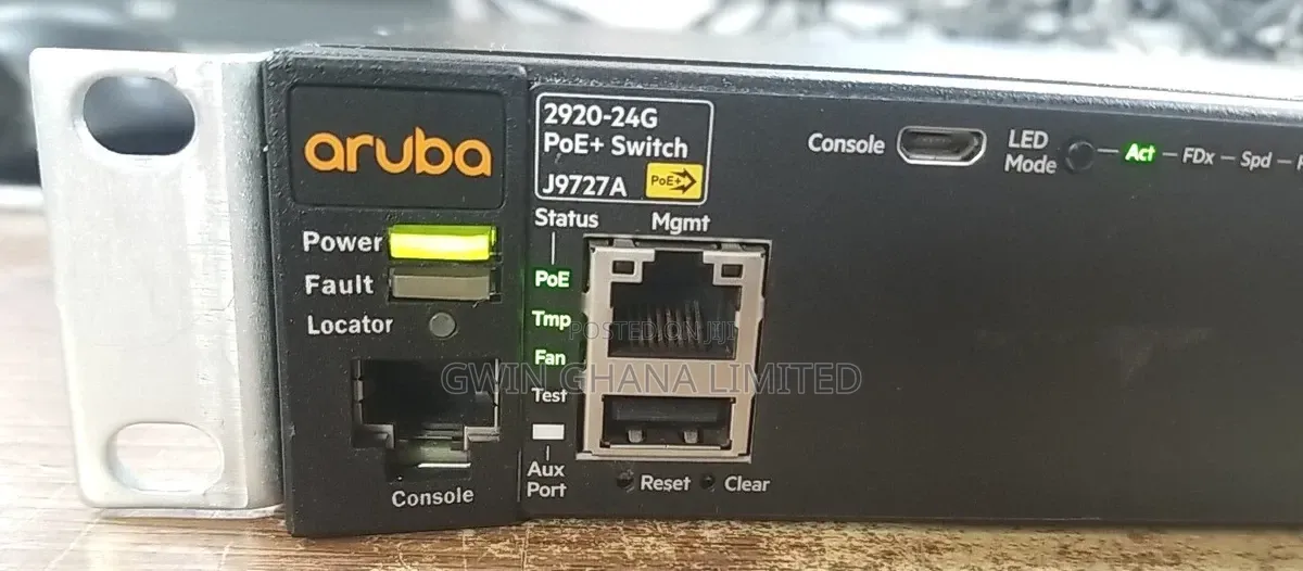 Aruba/Hp 2920 24g 24 Port Gigabit Poe+ Manged Switch+4sfp