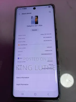 Samsung Galaxy S21 Ultra 5G 256 GB Gray