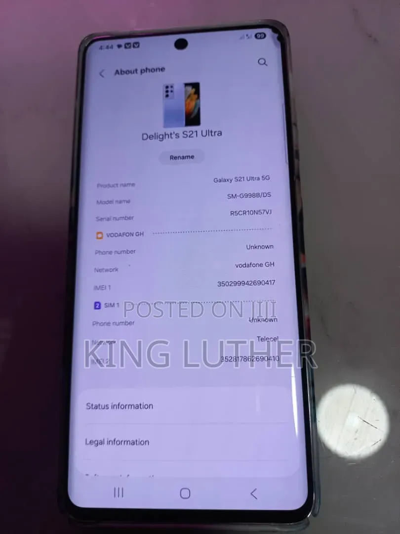 Samsung Galaxy S21 Ultra 5G 256 GB Gray