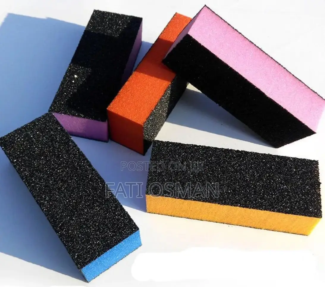 10pcs Nail Buffer Sanding Block Polisher Buffing File