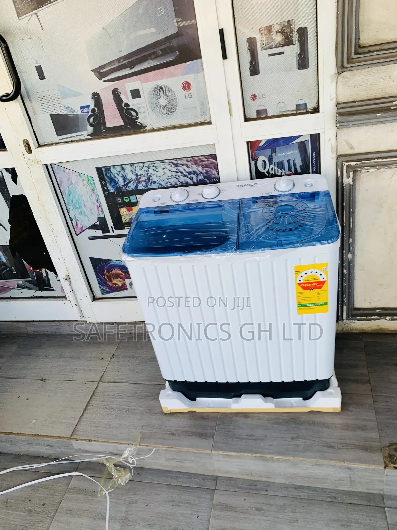 Fabulous Sealed Nasco Washing Machine Semi Automatic 8 Kg White