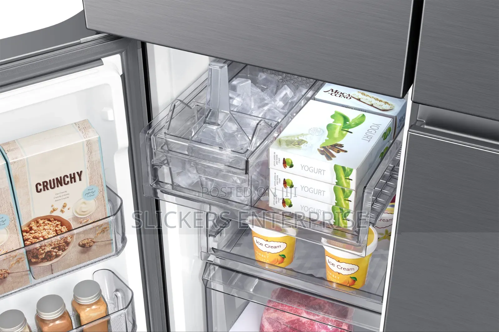 Samsung Rf59c701es9 4-Door French Door American-Style Fridge Freezer