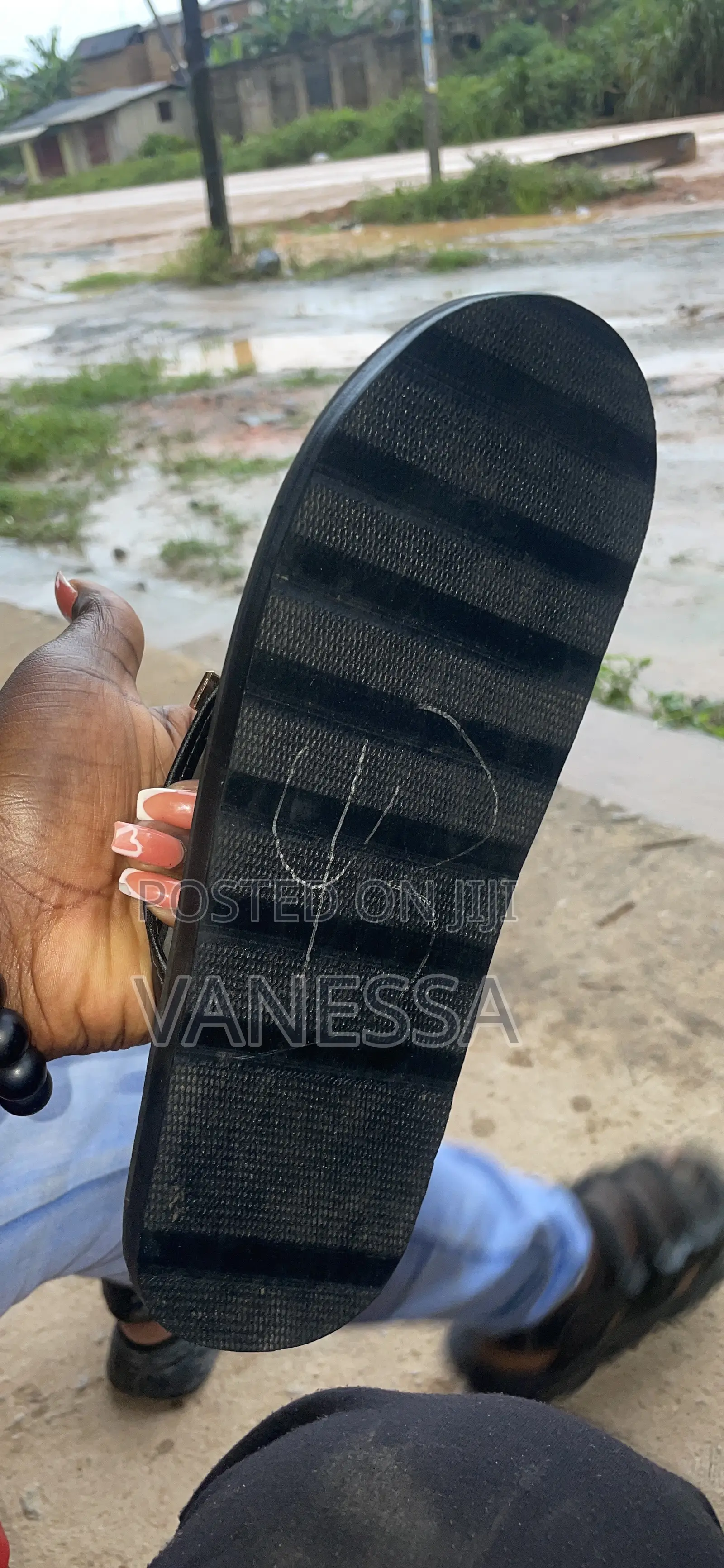 Quality Asante Made Men Slippers