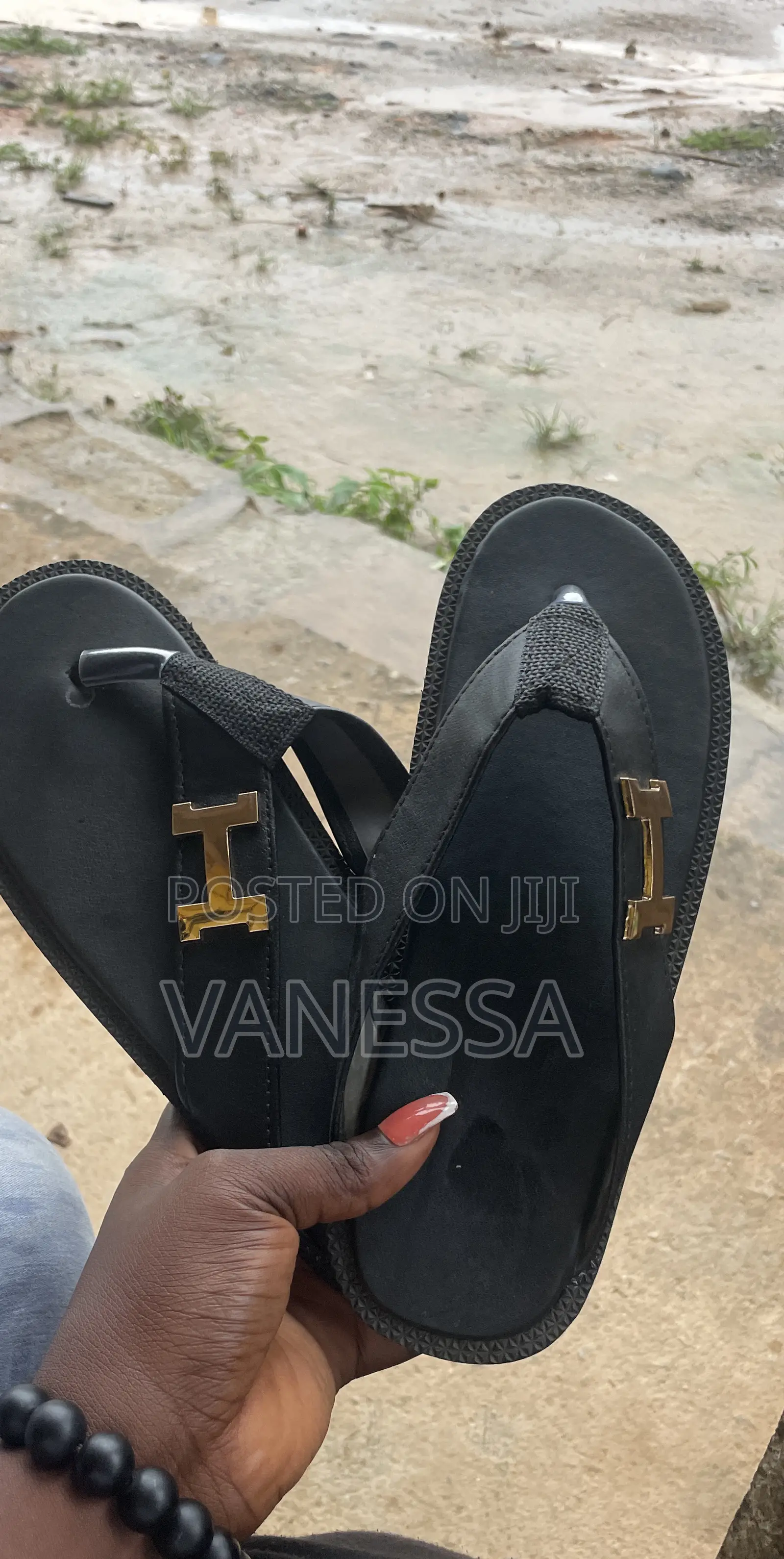 Quality Asante Made Men Slippers