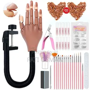 Nails Hand Pracrice With Other Accessories