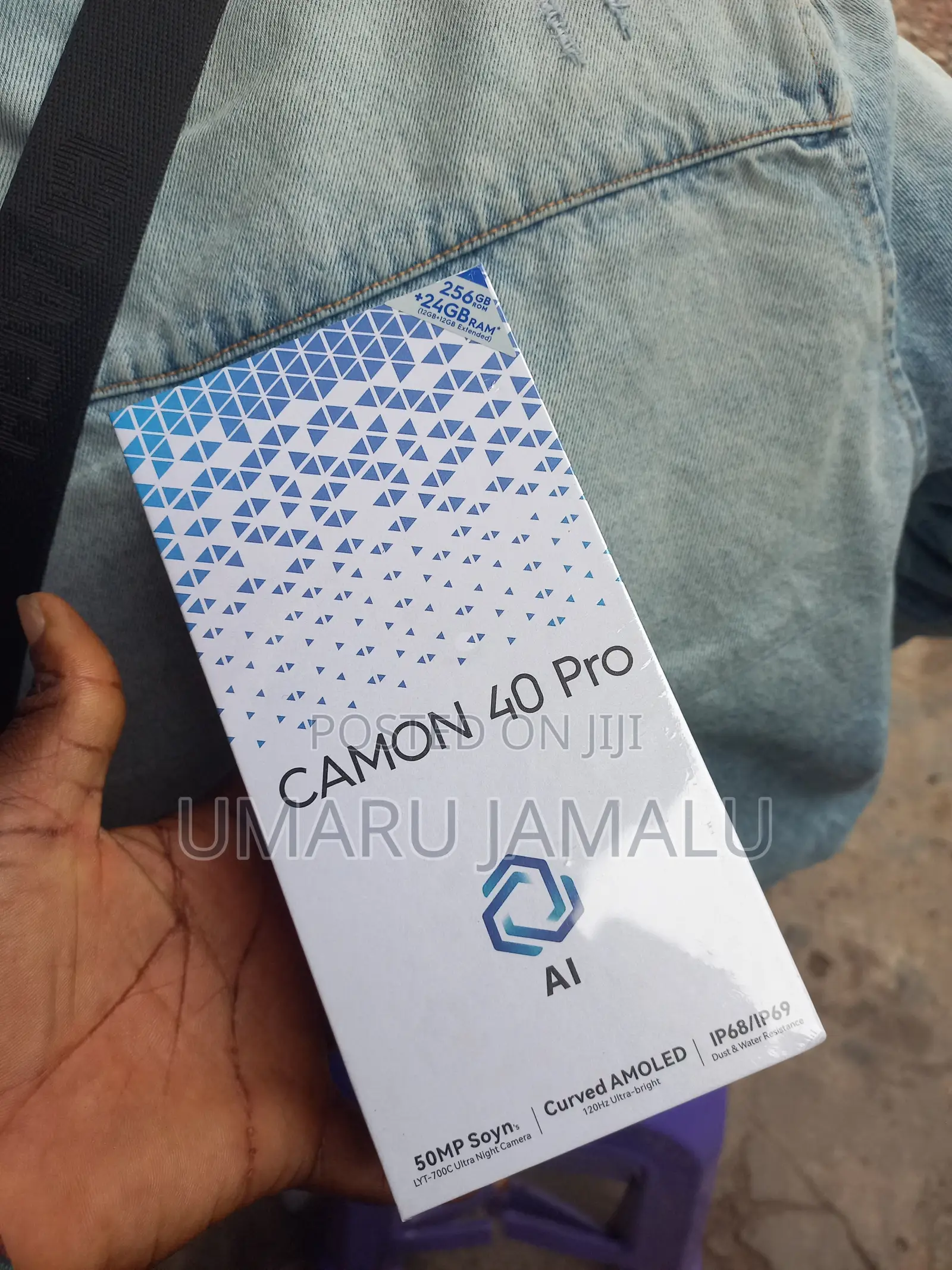 New Tecno Camon 40 Pro 5G 256 GB Black