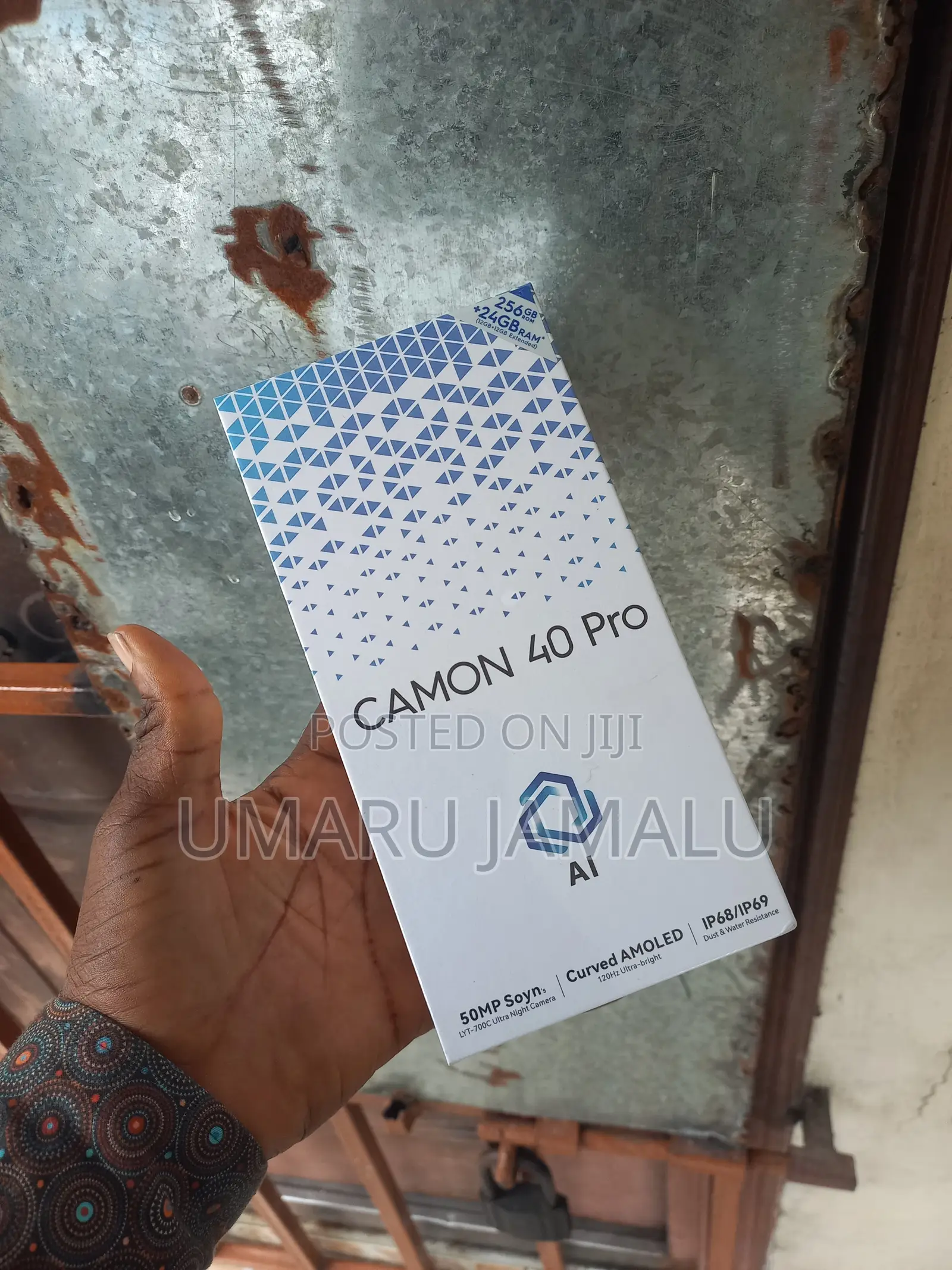 New Tecno Camon 40 Pro 5G 256 GB Black