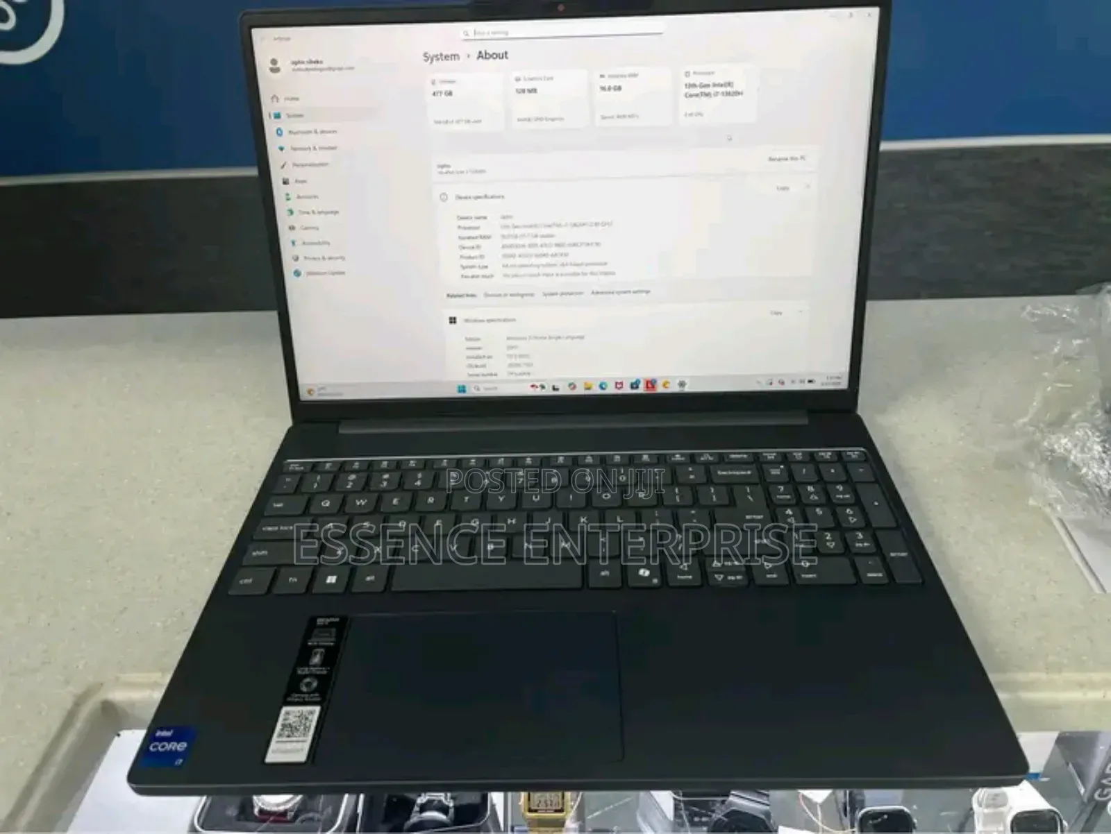 New Laptop Lenovo Ideapad 3 16GB Intel Core i7 SSD 512GB