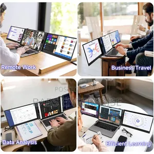 S8 Pro Laptop Screen Extender 1080p Fhd|Ips|Triple Screen Extender