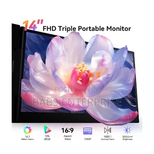 S8 Pro Laptop Screen Extender 1080p Fhd|Ips|Triple Screen Extender