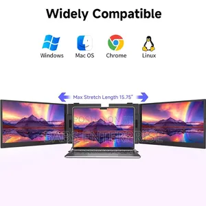 S8 Pro Laptop Screen Extender 1080p Fhd|Ips|Triple Screen Extender