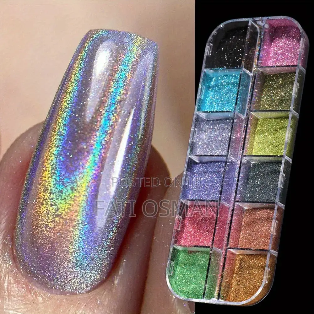Holographic Powder Set for Nails