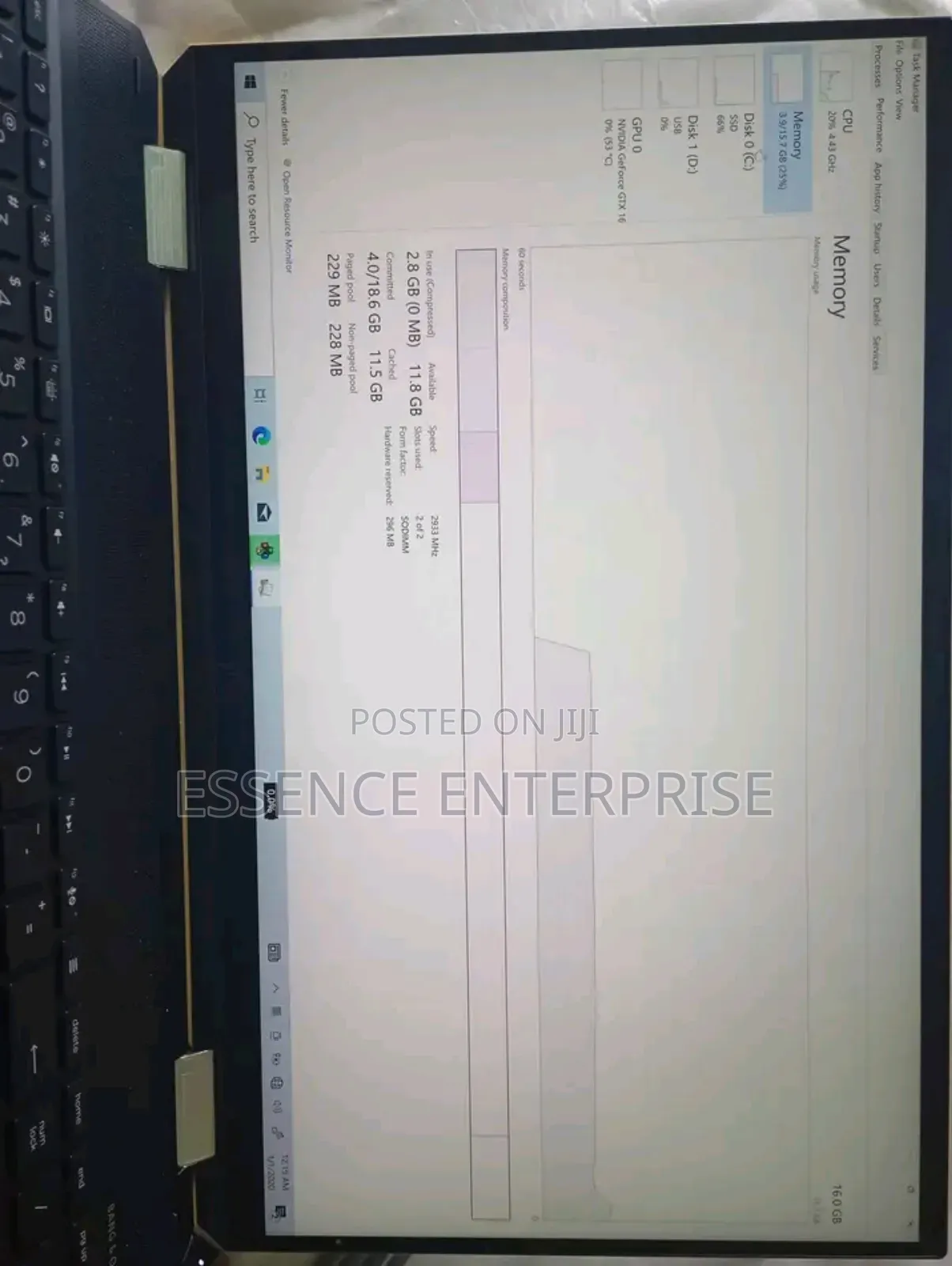 New Laptop HP Spectre X360 13 16GB Intel Core i7 SSD 512GB