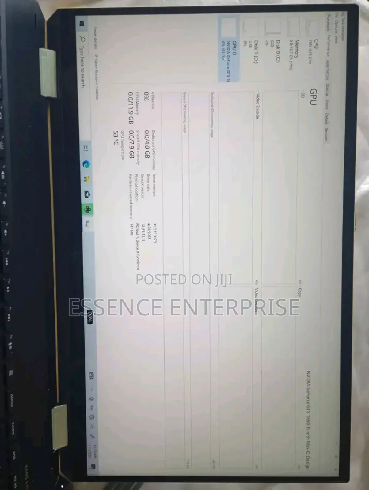 New Laptop HP Spectre X360 13 16GB Intel Core i7 SSD 512GB